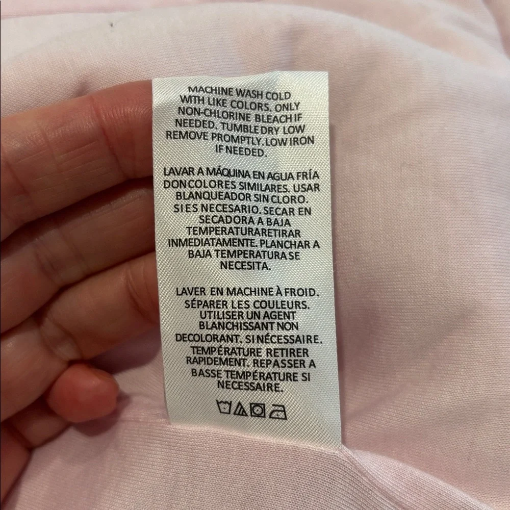 THREAD & SUPPLY quilted pastel vest floral patchwork full zip pockets pink large - Picture 10 of 15